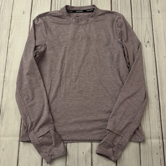 Womens Nike Dri-Fit Medalist Running Long Sleeve Shirt & Sports Bra Lot Small - Picture 5 of 9